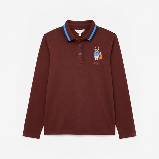 Joules FAIRFIELD JONTY Womens Polos Chocolate Brown