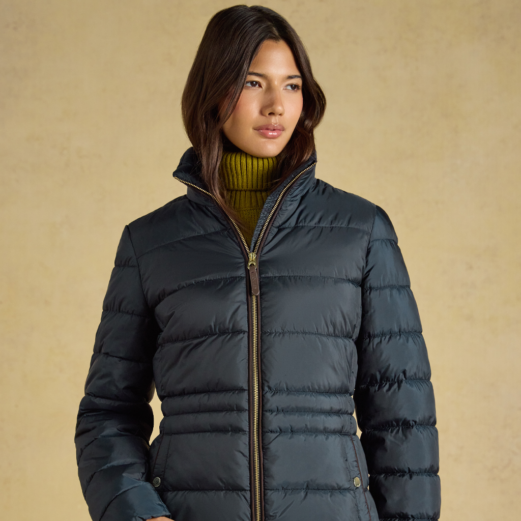Joules PADDOCK Womens Puffer Jackets Navy