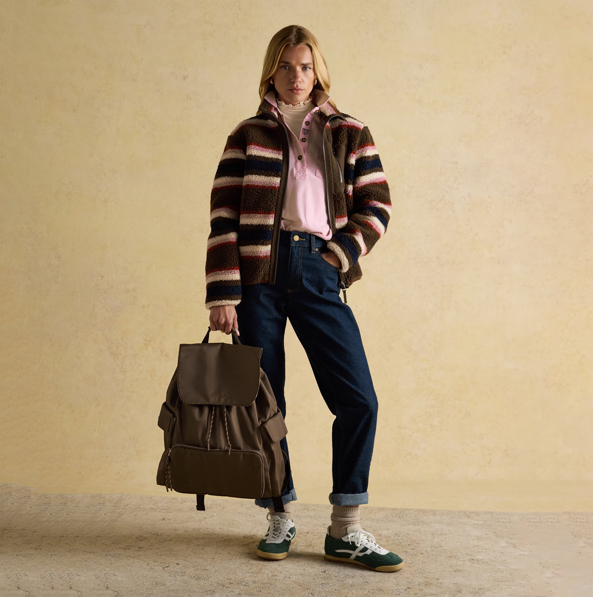 Joules CAMBECK Womens Backpack/Rucksack Mocha