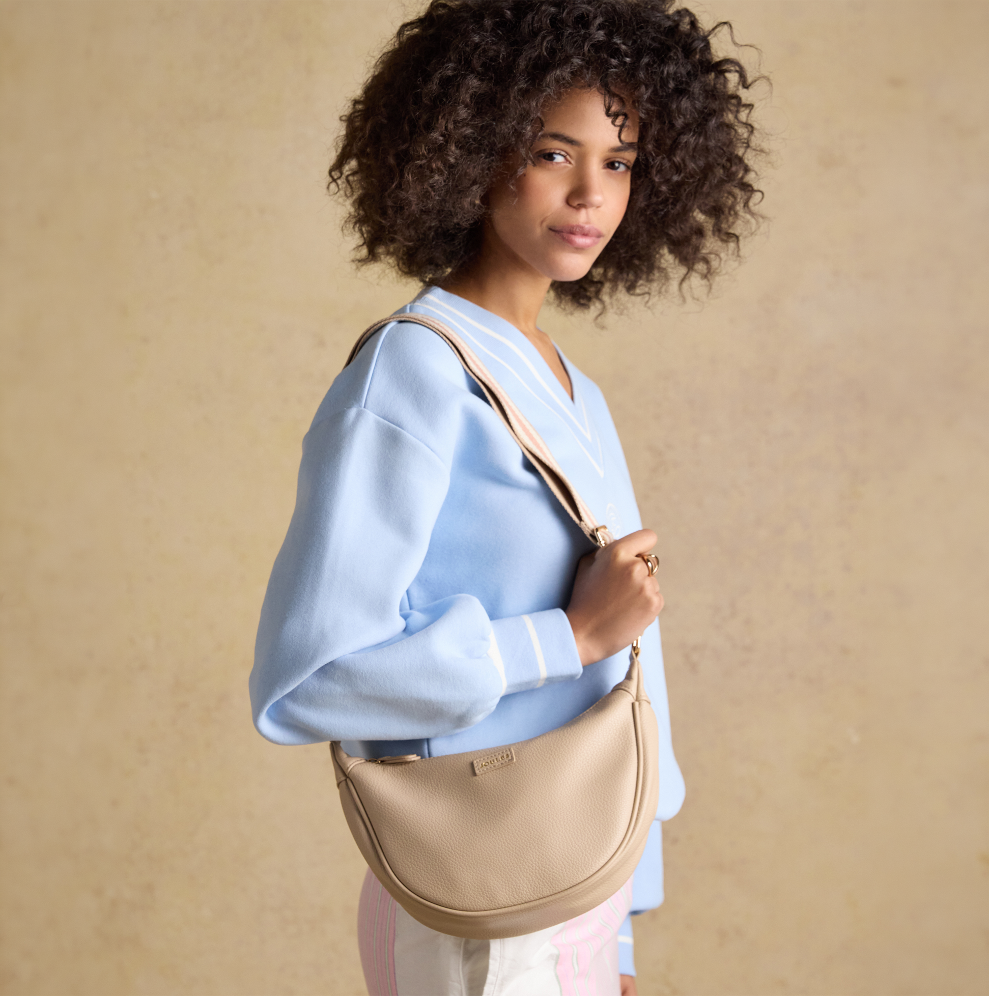 Joules JADE MOON Womens Crossbody Bag Neutral