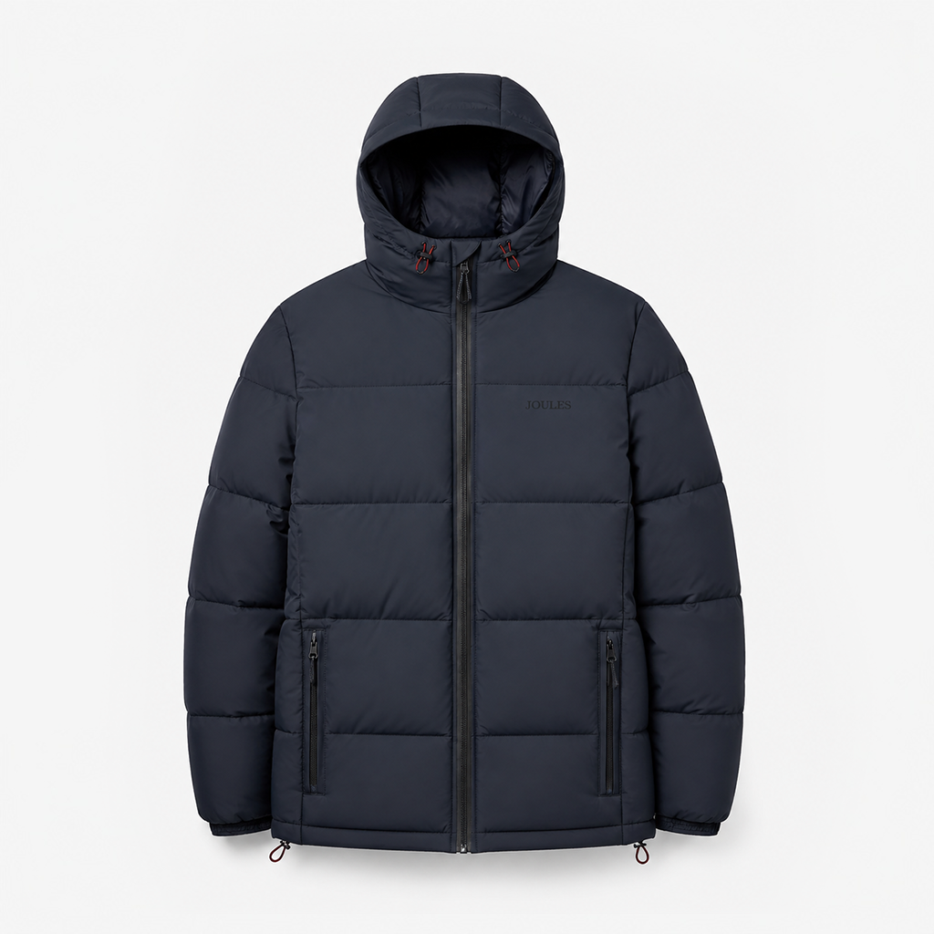 Joules CROFT Mens Puffer Jackets Navy