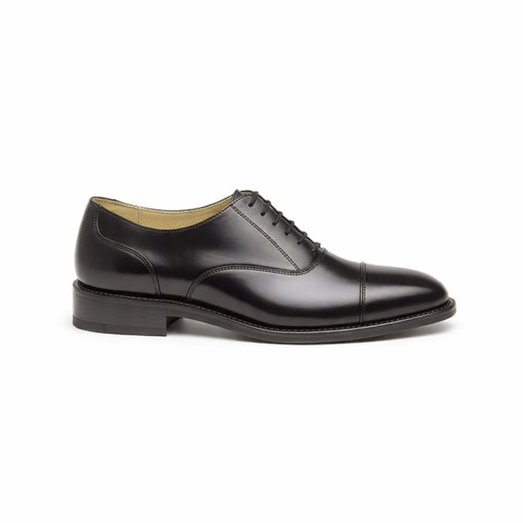 Kensington WILSON Mens Leather Lace Up Oxford Shoes Black