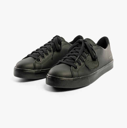 Kickers TOVNI Unisex School Trainer Shoes Black