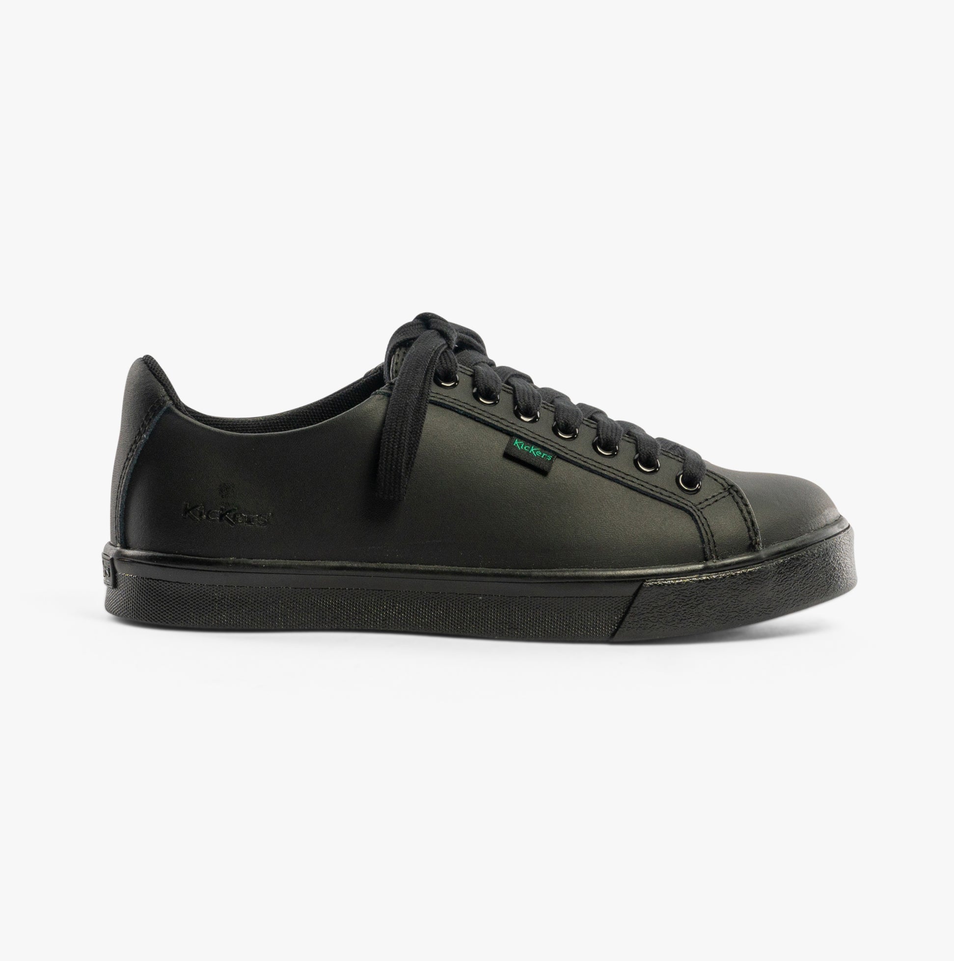 Kickers TOVNI LACER Boys School Shoes Black