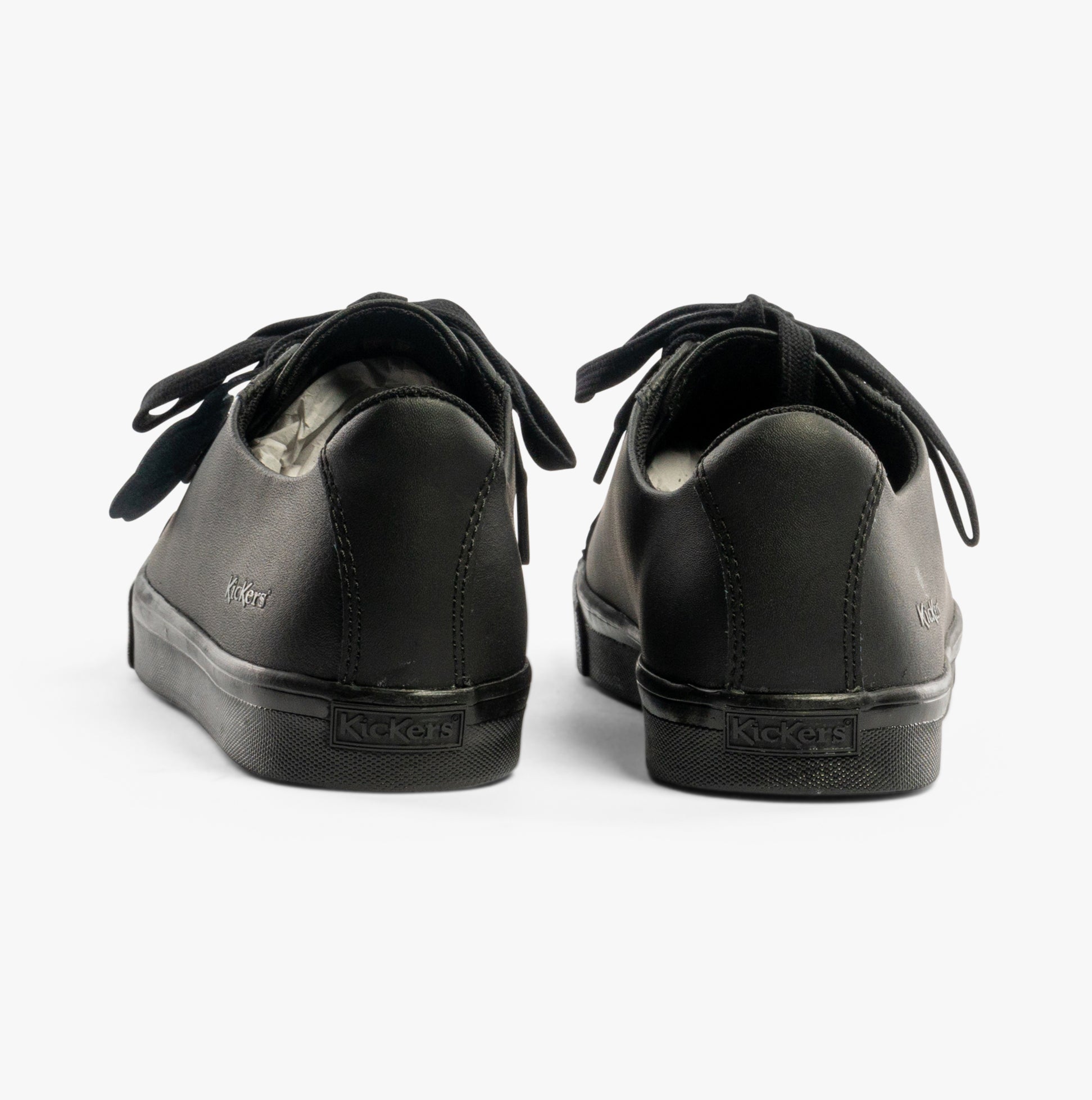 Kickers TOVNI LACER Boys School Shoes Black