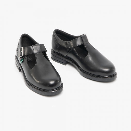Kickers 114824 LACH Girls School Shoes Black