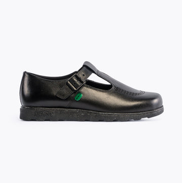 Kickers FRAGMA T-BUCKLE Girls Shoes Black