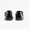 Kickers 116227 PLUNK MJ Girls School Shoes Black Patent