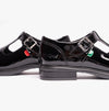 Kickers LACH T-BAR PATL JF Youth Womens School Shoes Black