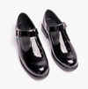 Kickers LACH T-BAR PATL JF Youth Womens School Shoes Black