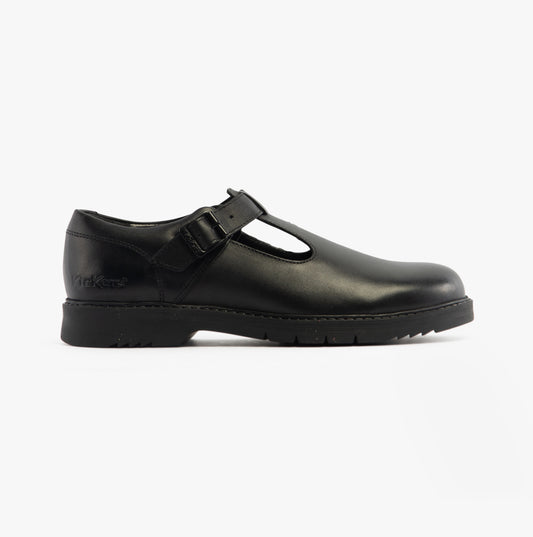 Kickers FINLEY T BAR Girls Shoes Black