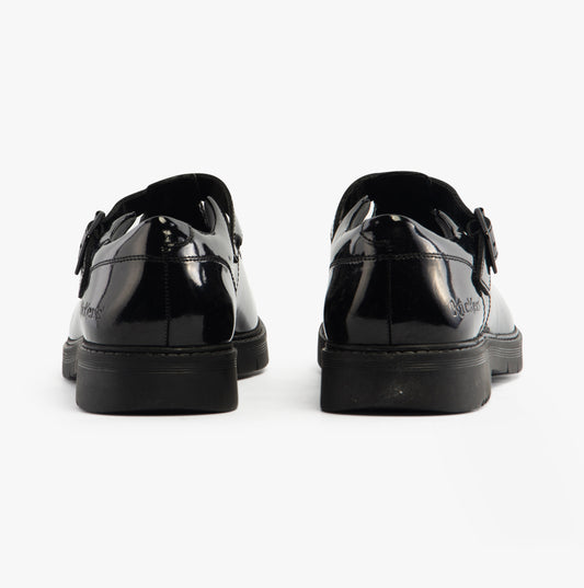 Kickers FINLEY T BAR Girls Shoes Black