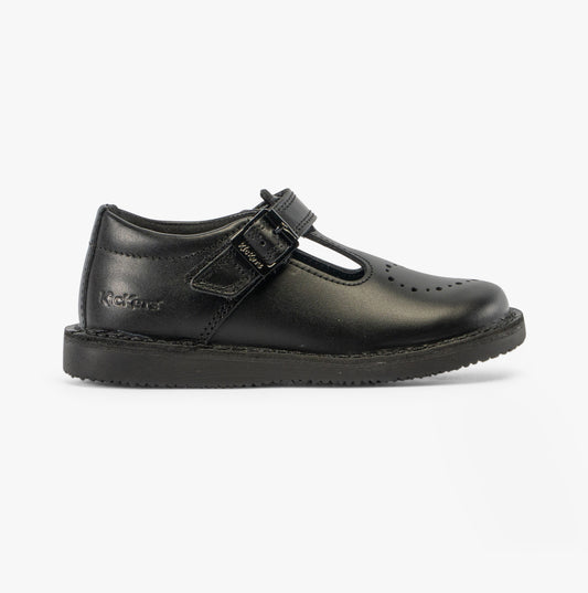 Kickers KOPI HEART T BAR Infant Girls Shoes Black