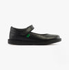 Kickers 117238 KOPI MJ BROGUE Junior Girls School Shoes Black