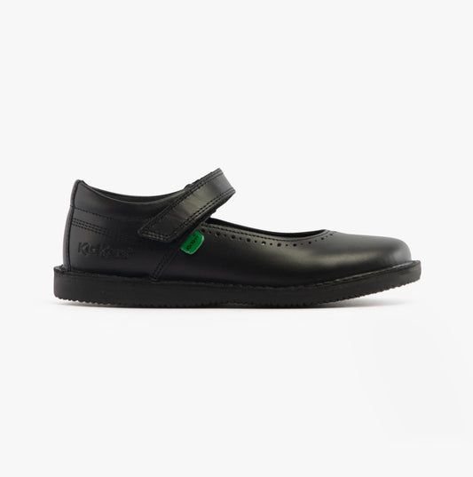 Kickers KOPI MJ BROGUE Junior Girls Shoes Black