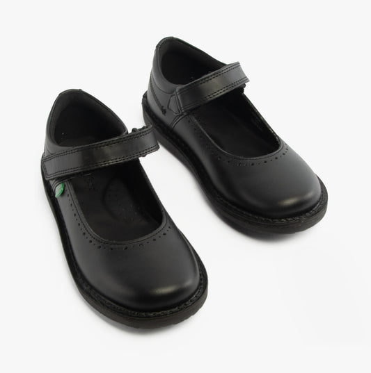 Kickers KOPI MJ BROGUE Junior Girls Shoes Black