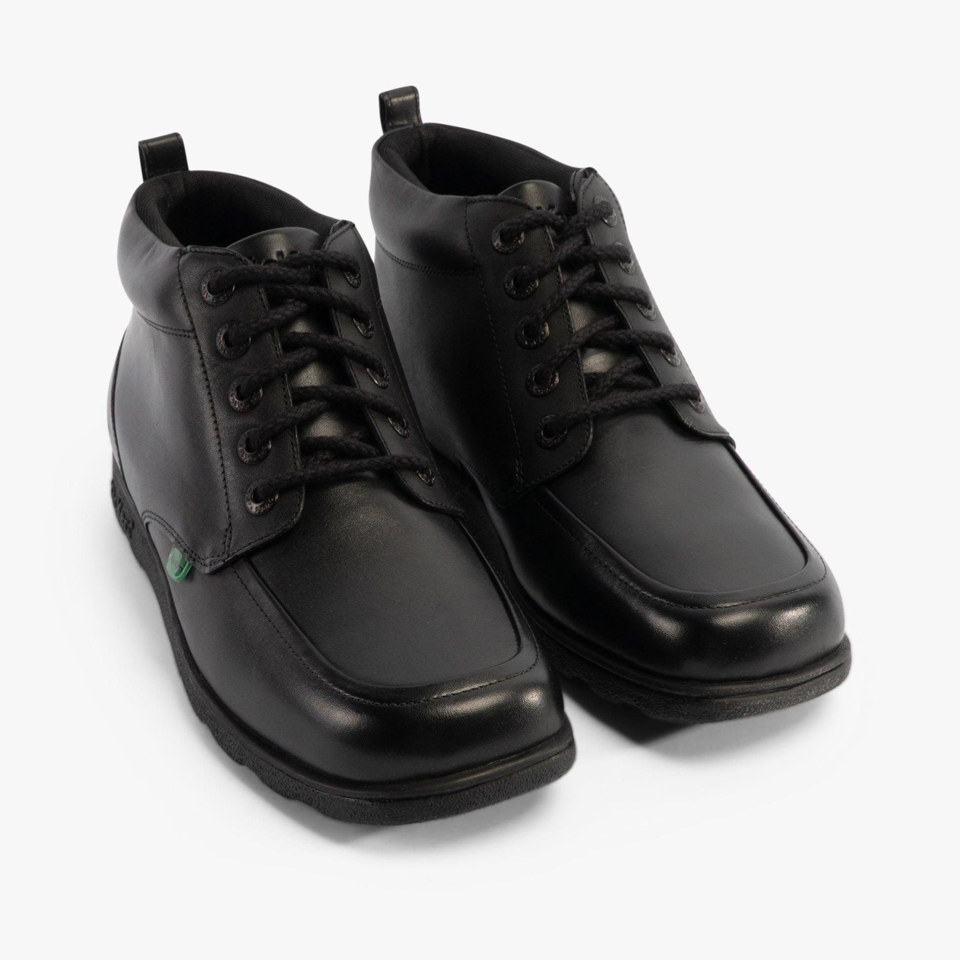 Kickers 117606 FRAGMA CHUK Boys School Boots Black