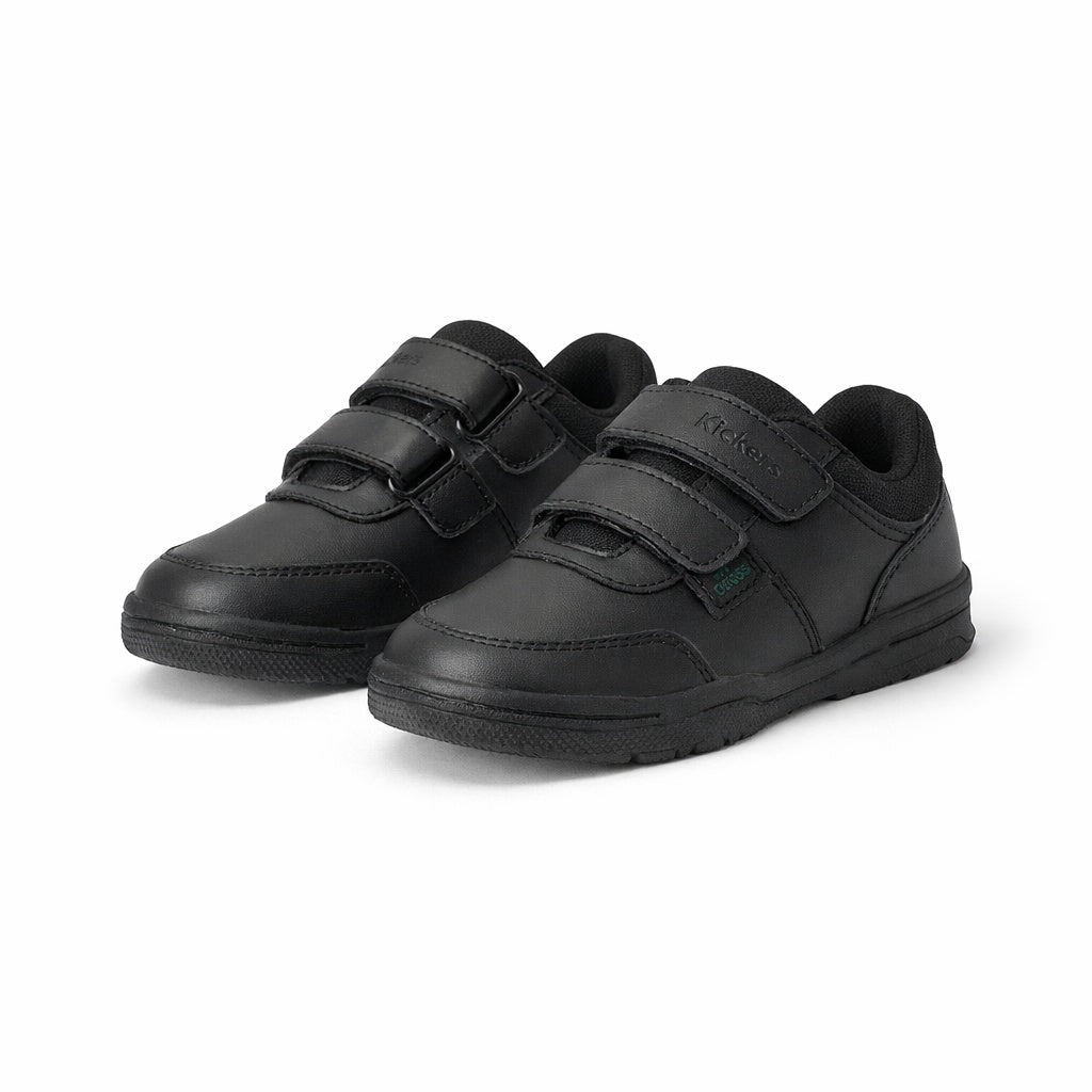 MERVAN Boys INFANT School Shoes Black