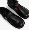 Kickers KICK Girls T-Bar Leather School Shoes Black