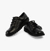 Kickers KICK Kids Leather Lace-Up School Shoes Black