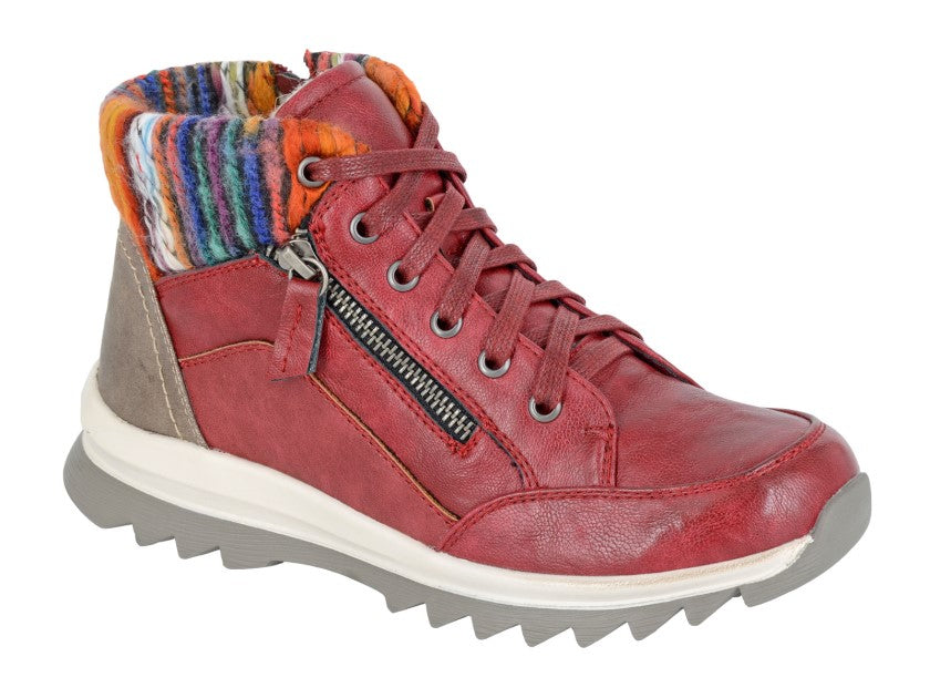 Cipriata ERTE Womens Ankle Boots Burgundy
