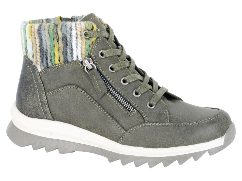 Cipriata ERTE Womens Ankle Boots Khaki