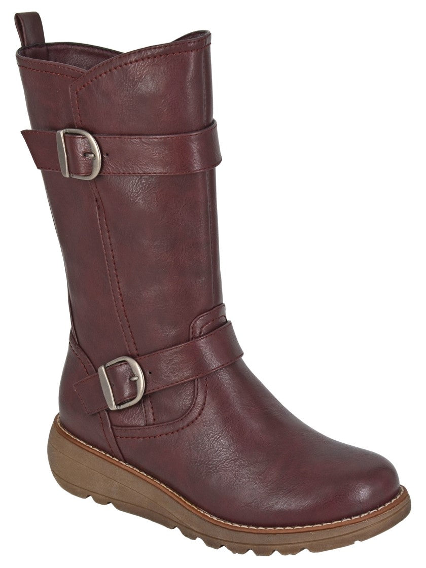 Cipriata ARCISA Womens Tall Boots Burgundy