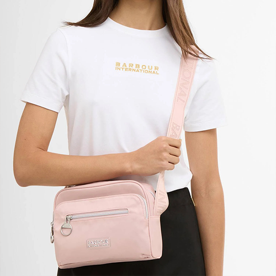 Barbour QUALIFY CITY Womens Crossbody Bag Desert Pink