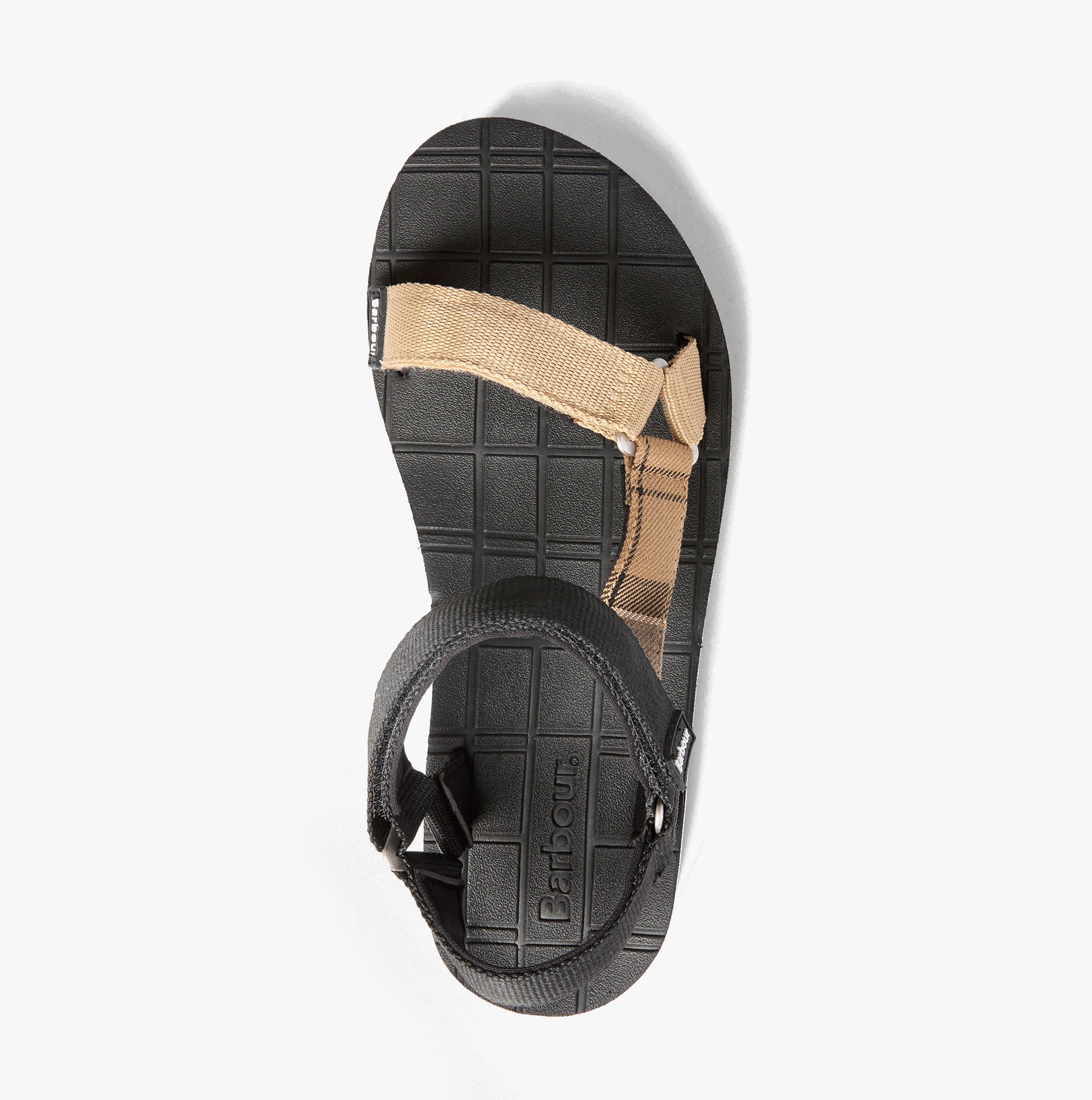 Barbour MILA Womens Ankle Strap Sandals Black/Dress Tartan