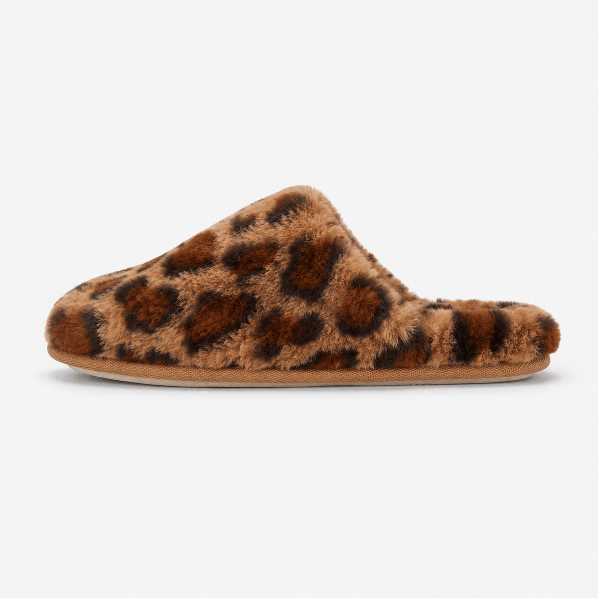 Jo & Joe CALLIE Womens Mule Slippers Leopard