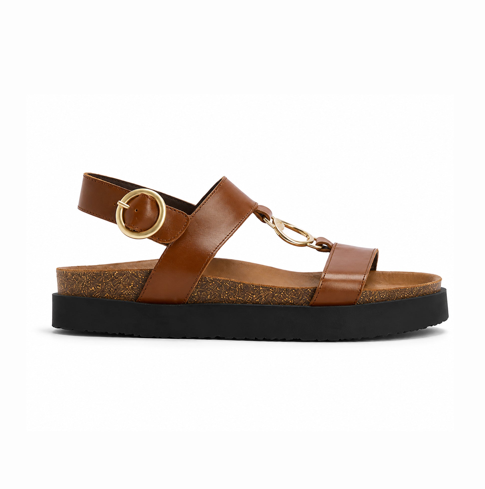 Barbour GWEN Womens Ankle Strap Sandals Brown