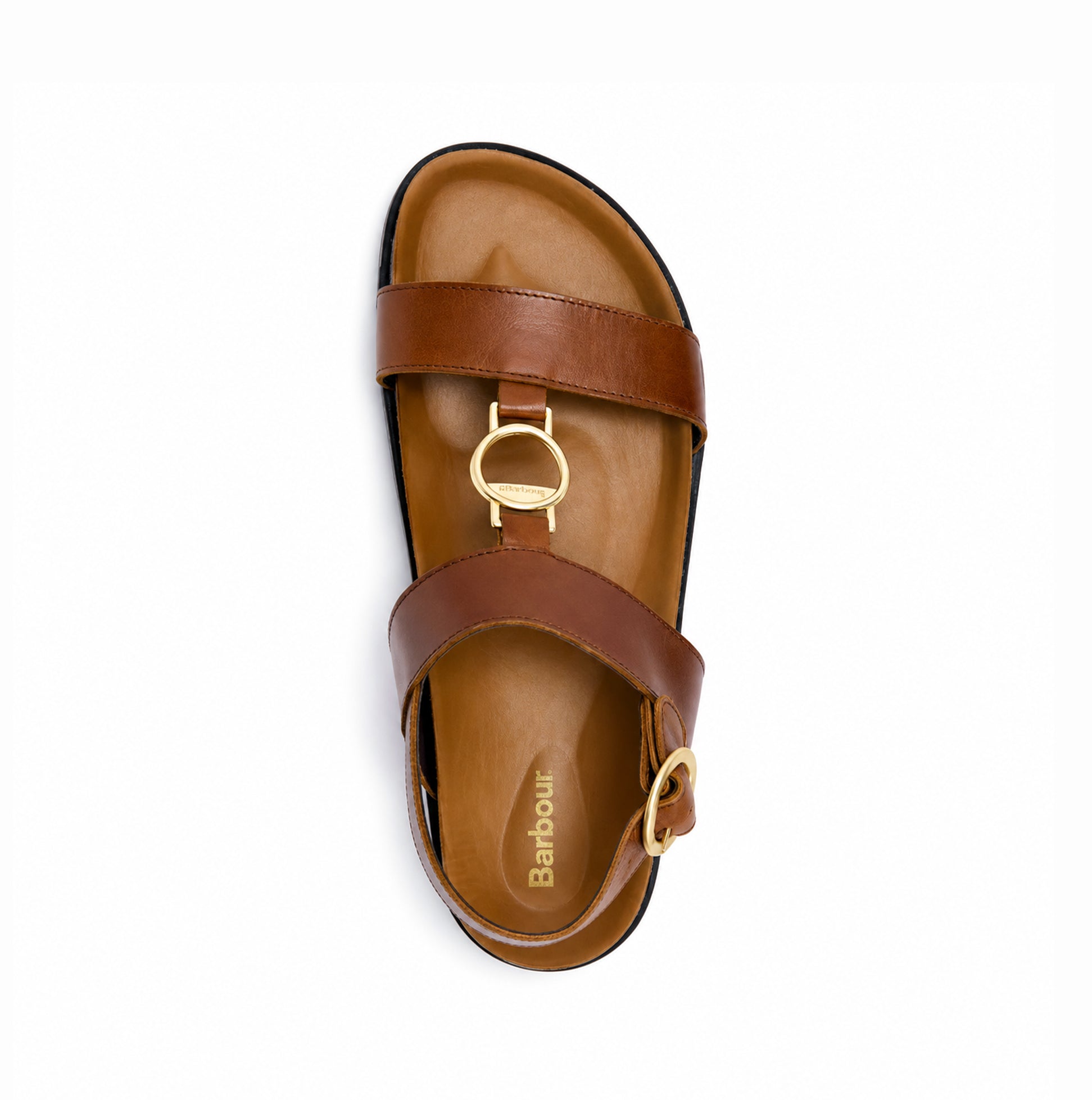 Barbour GWEN Womens Ankle Strap Sandals Brown