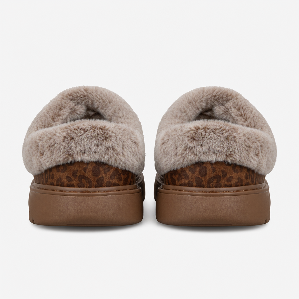 Skechers BOBS KEEPSAKES LITE Womens Full Slippers Leopard