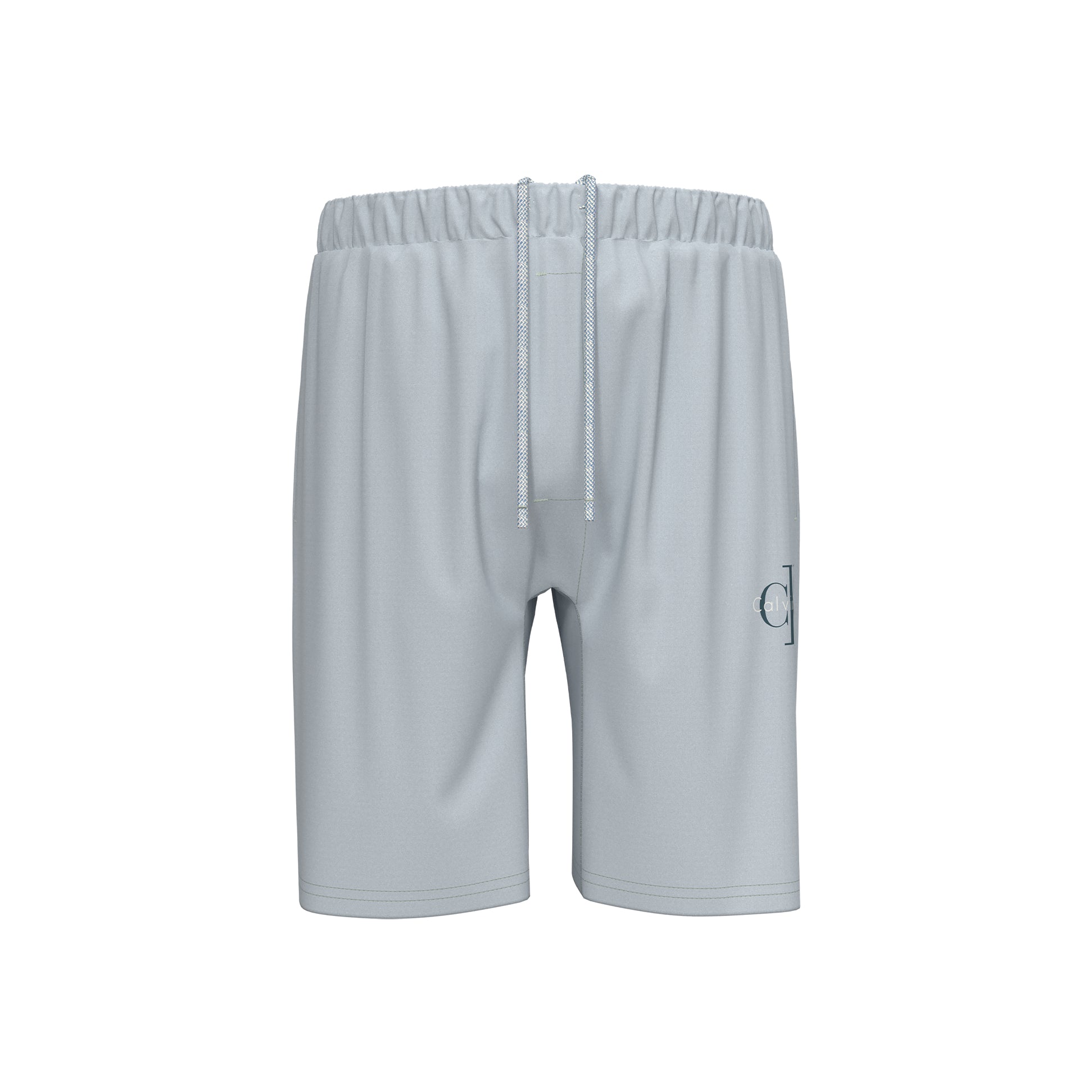 Calvin Klein MONOGRAM SLEEP SHORT Mens Shorts Ballad Blue