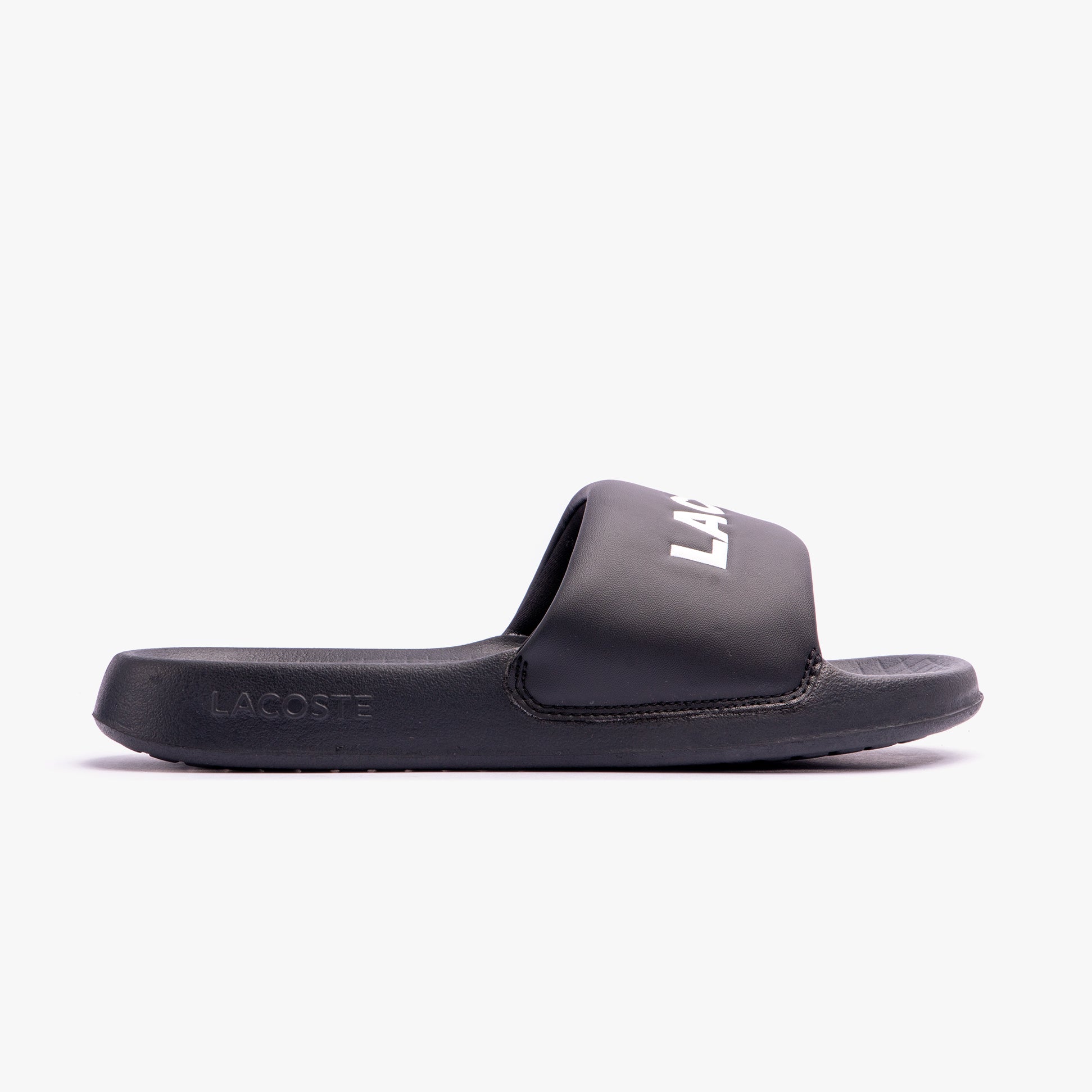 Lacoste SERVE SLIDE 1.0 124 2 Mens Slides Black/White