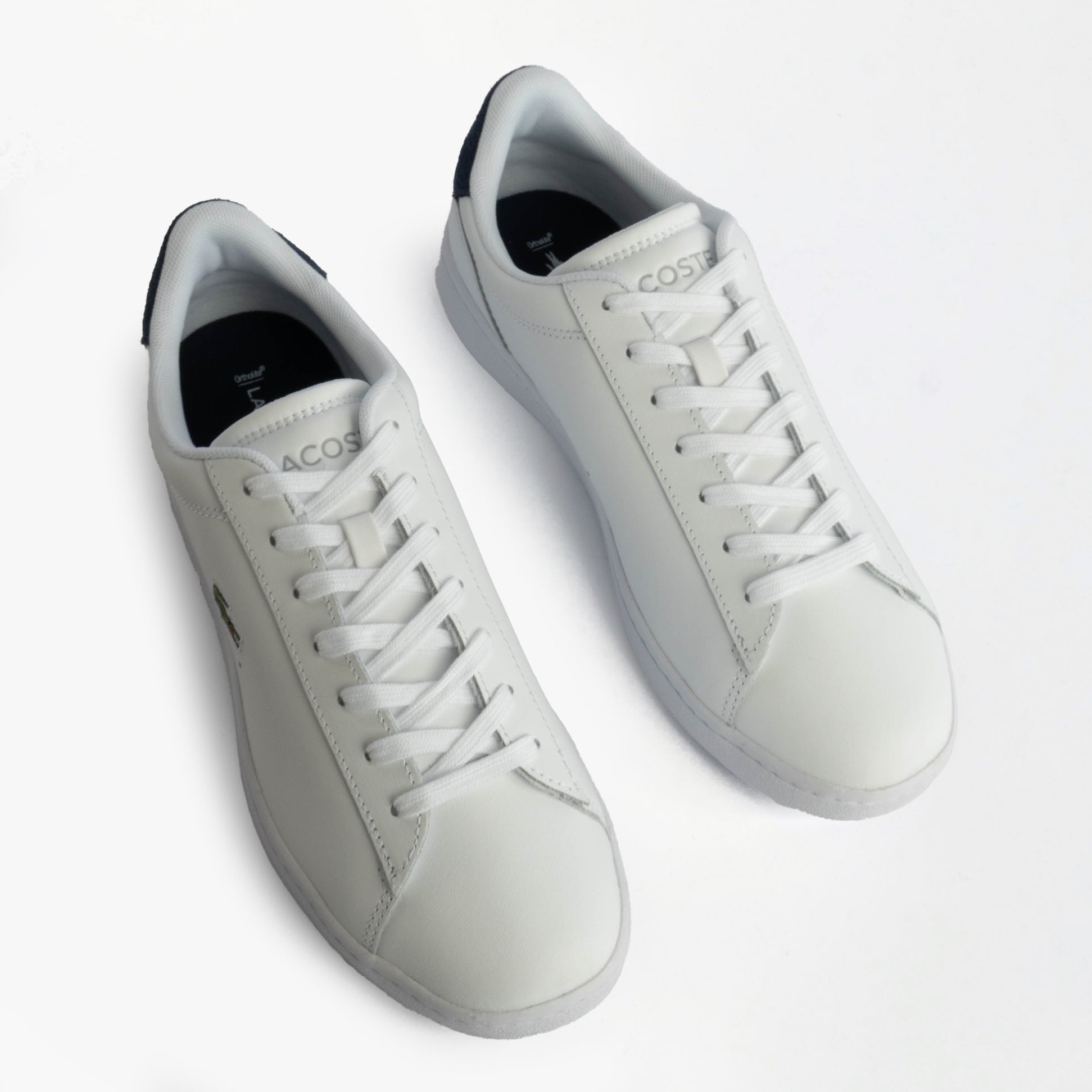 Lacoste CARNABY SET Mens Court Trainers Trainers White/Navy