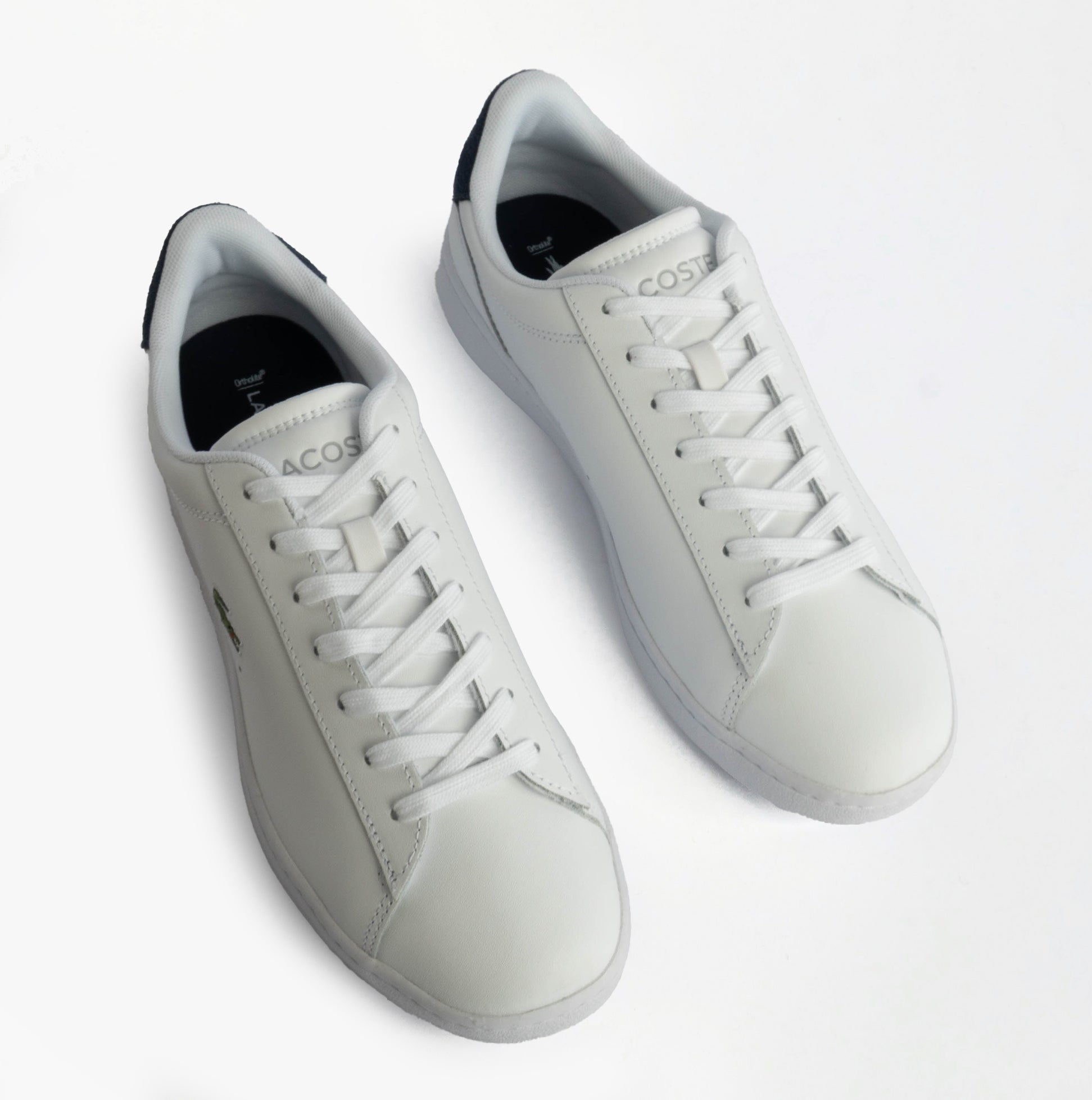 Lacoste CARNABY SET Mens Court Trainers Trainers White/Navy