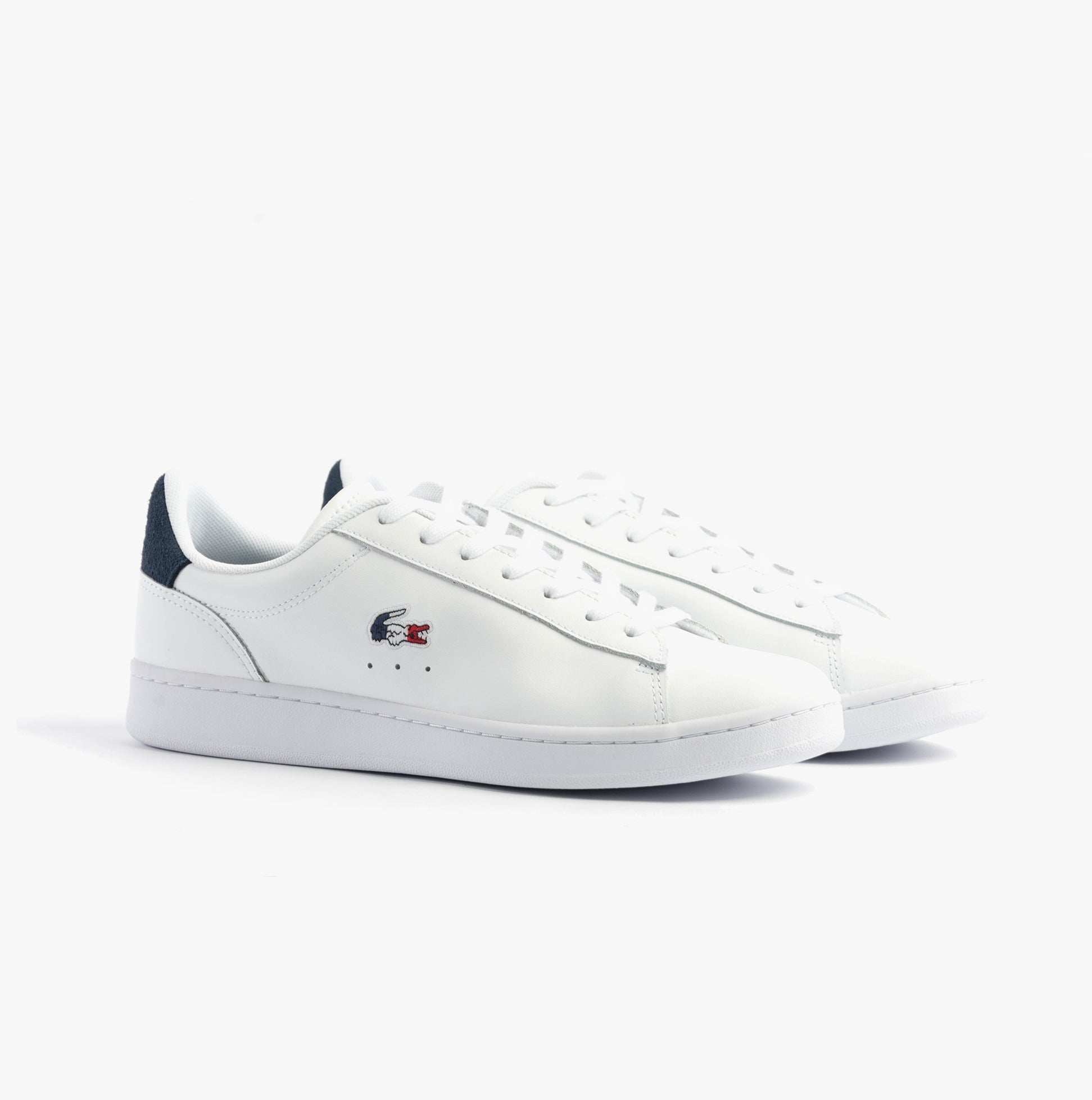 Lacoste CARNABY SET Mens Trainers White/Navy/Red