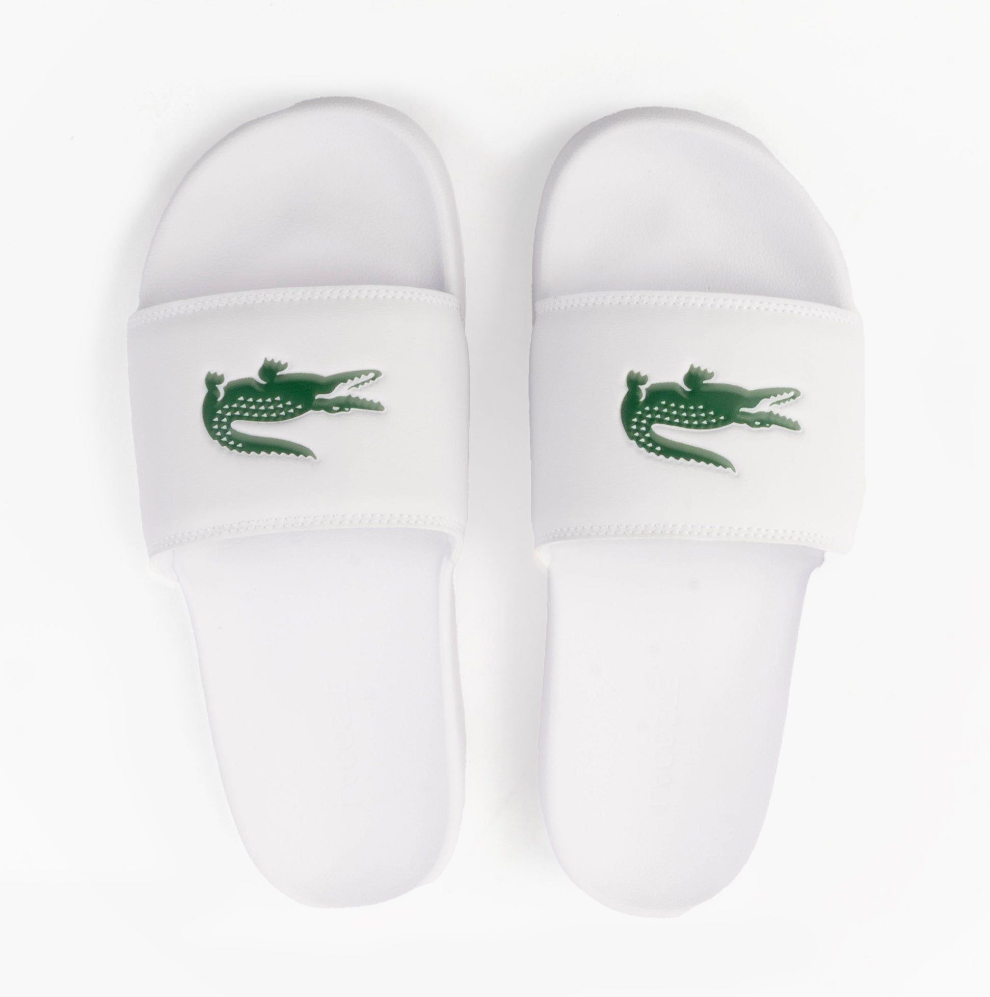 Lacoste SERVE SLIDE 0.0 Mens Slides White/Green
