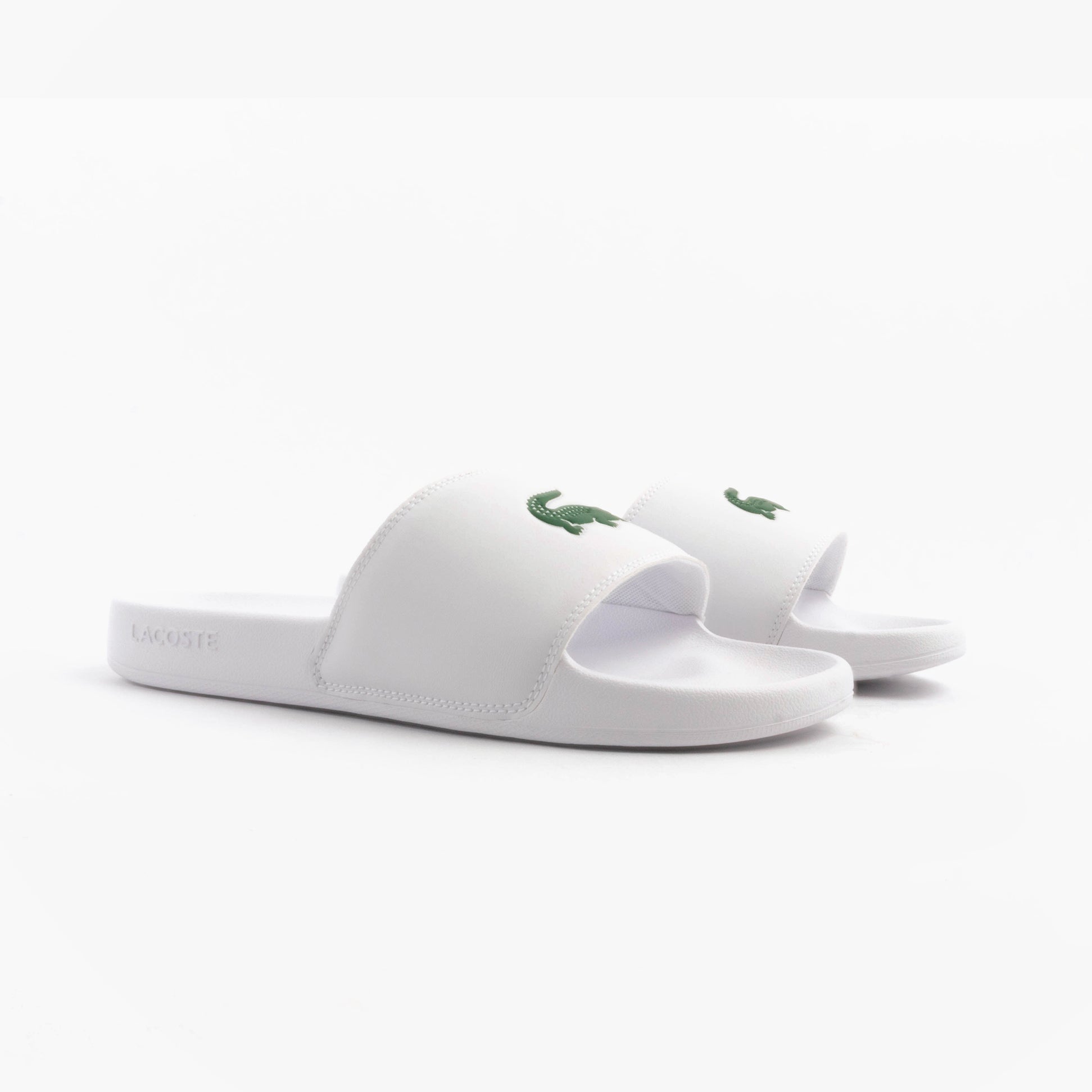 Lacoste SERVE SLIDE 0.0 Mens Slides White/Green