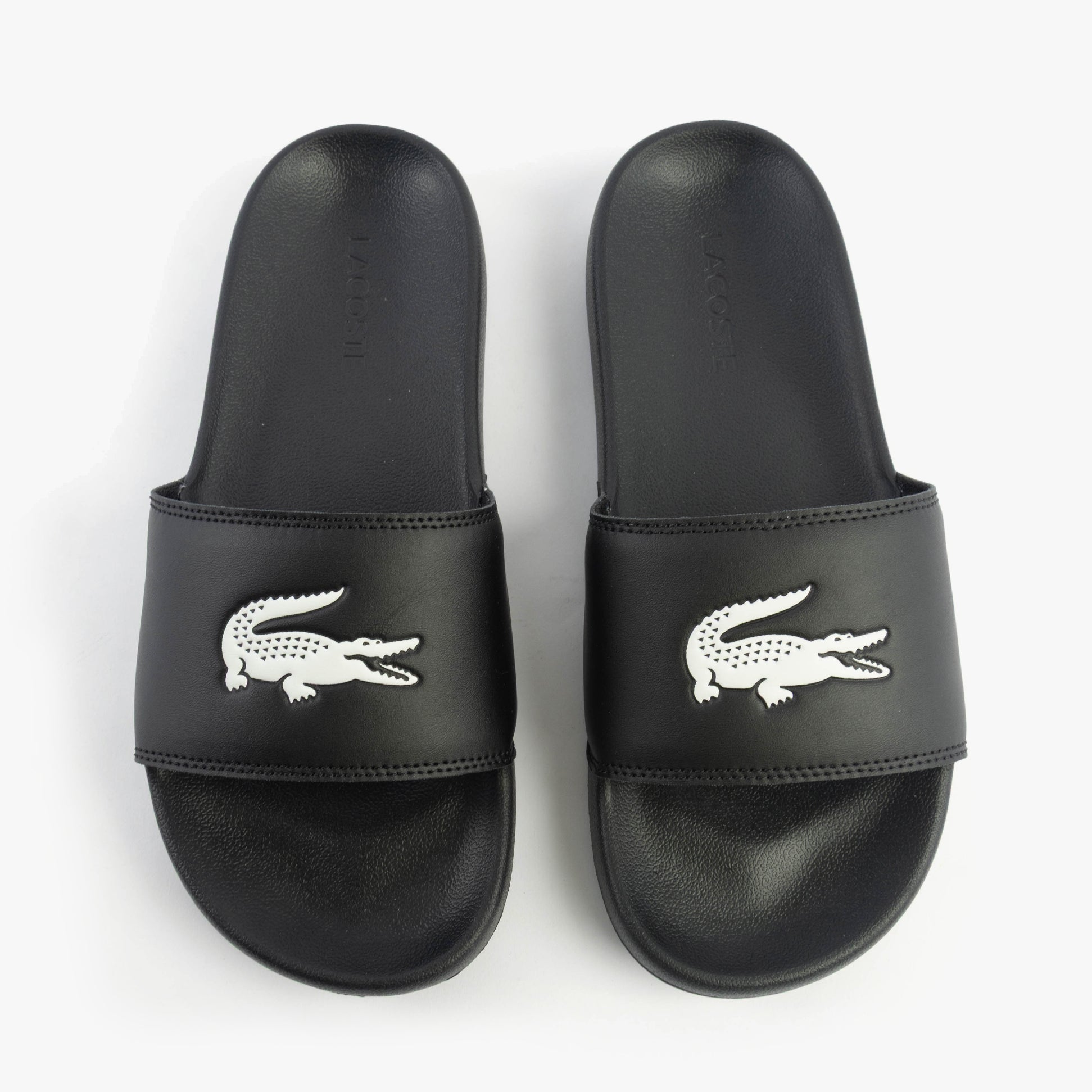 Lacoste SERVE SLIDE 0.0 Mens Slides Black/White