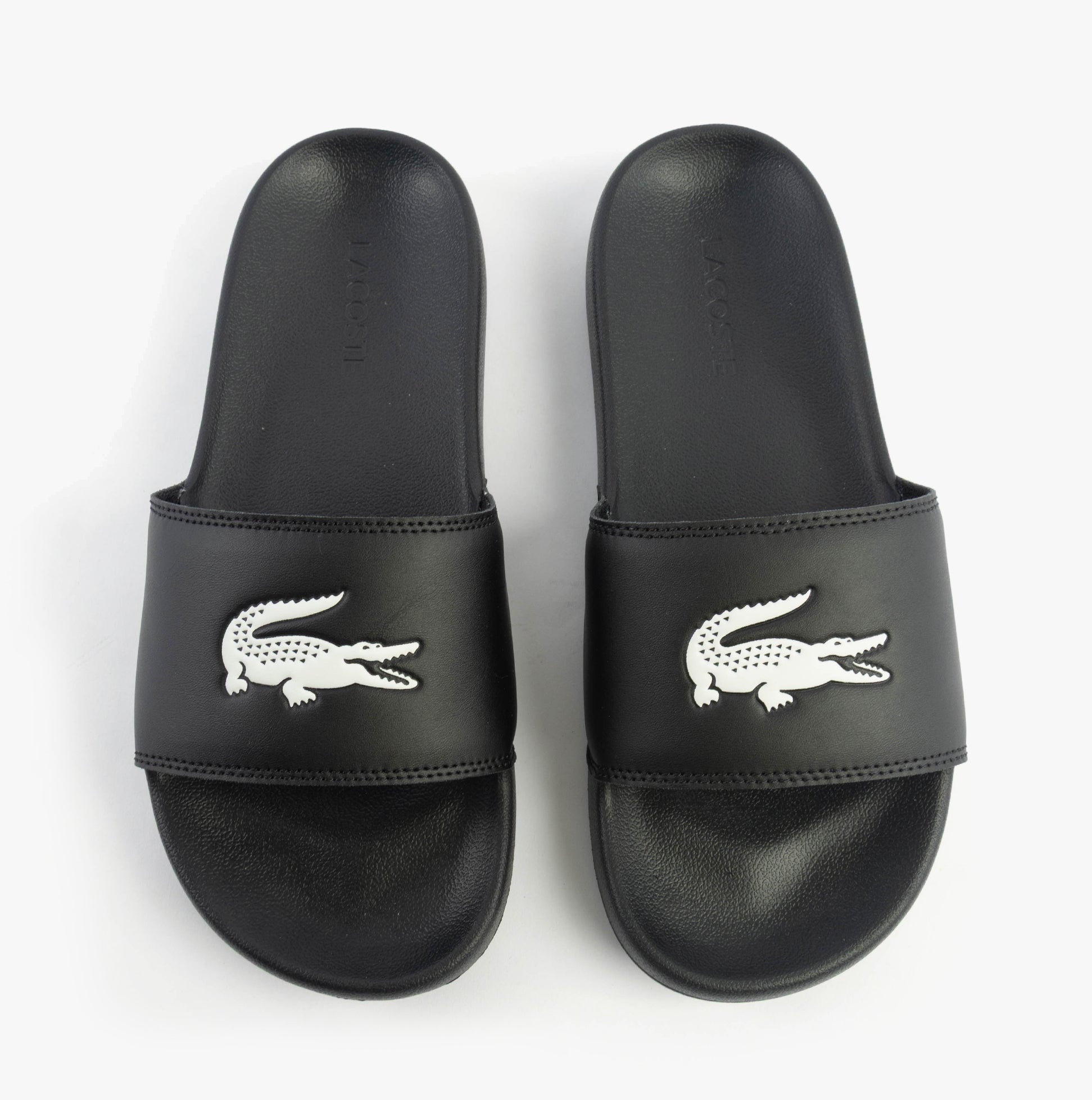 Lacoste SERVE SLIDE 0.0 Mens Slides Black/White