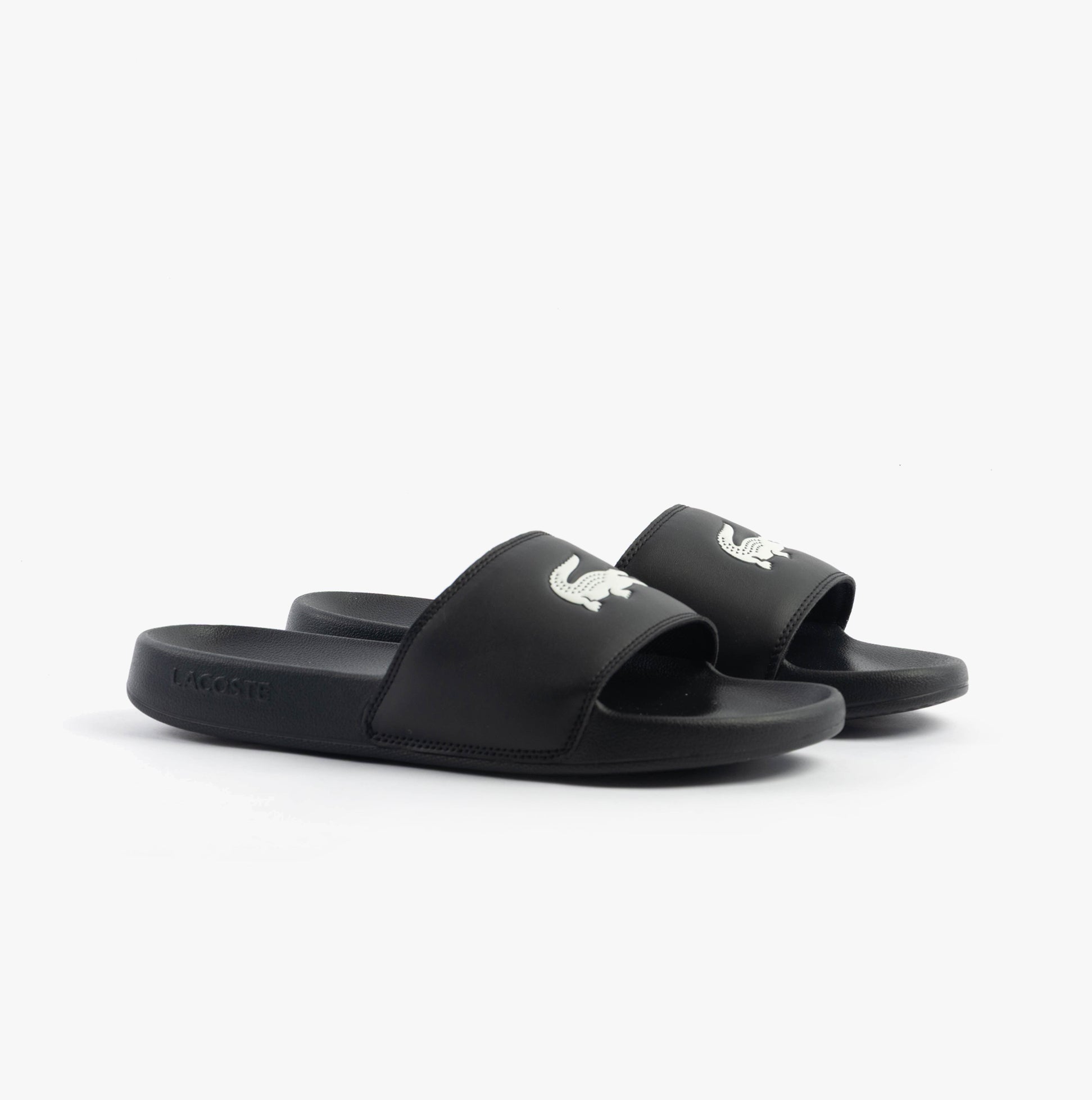 Lacoste SERVE SLIDE 0.0 Mens Slides Black/White