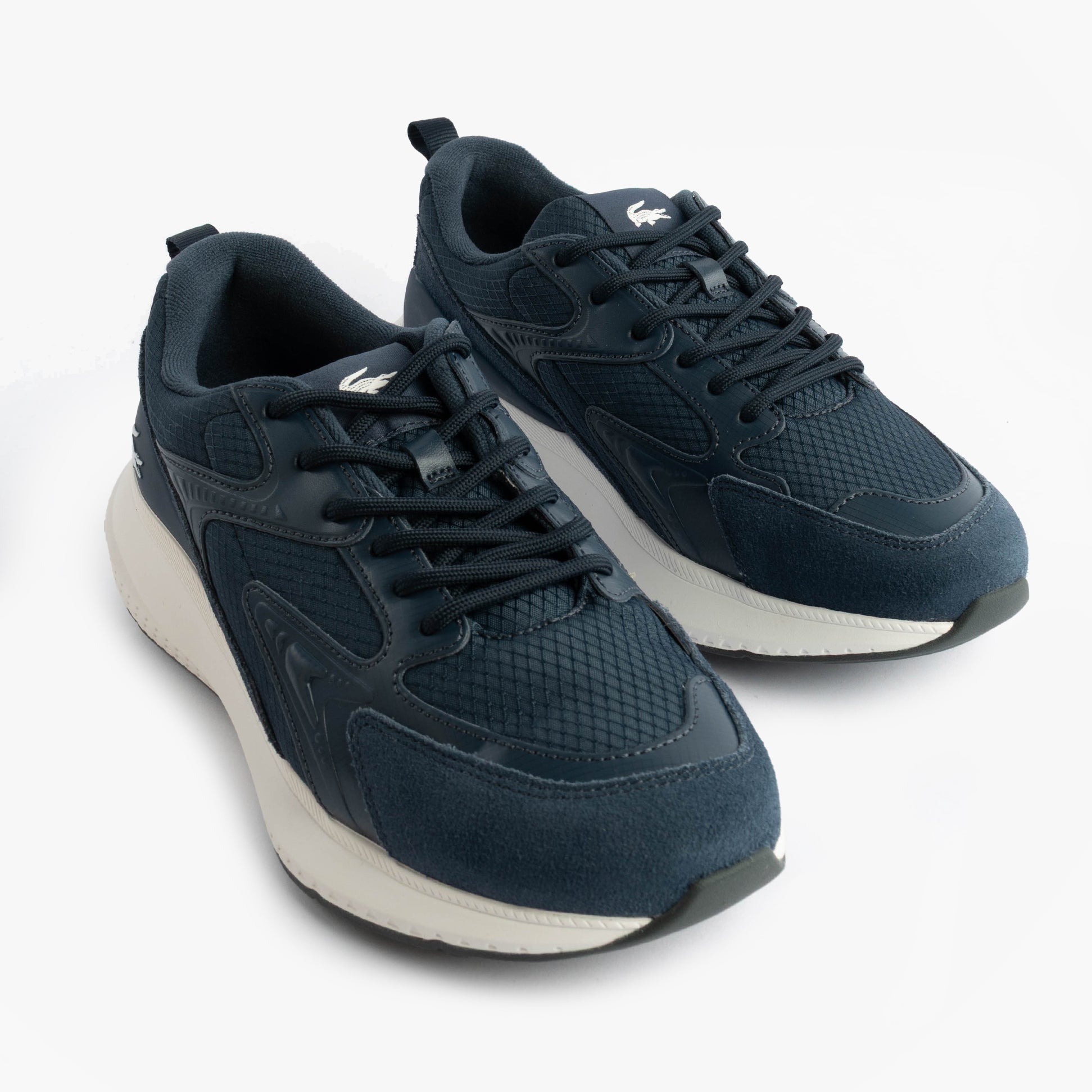 Lacoste L003 EVO Mens Performance Trainers Trainers Navy/White