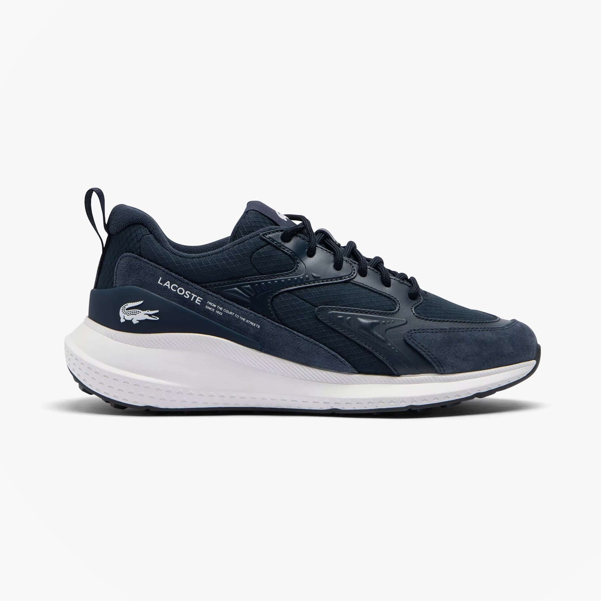 Lacoste L003 EVO Mens Performance Trainers Trainers Navy/White