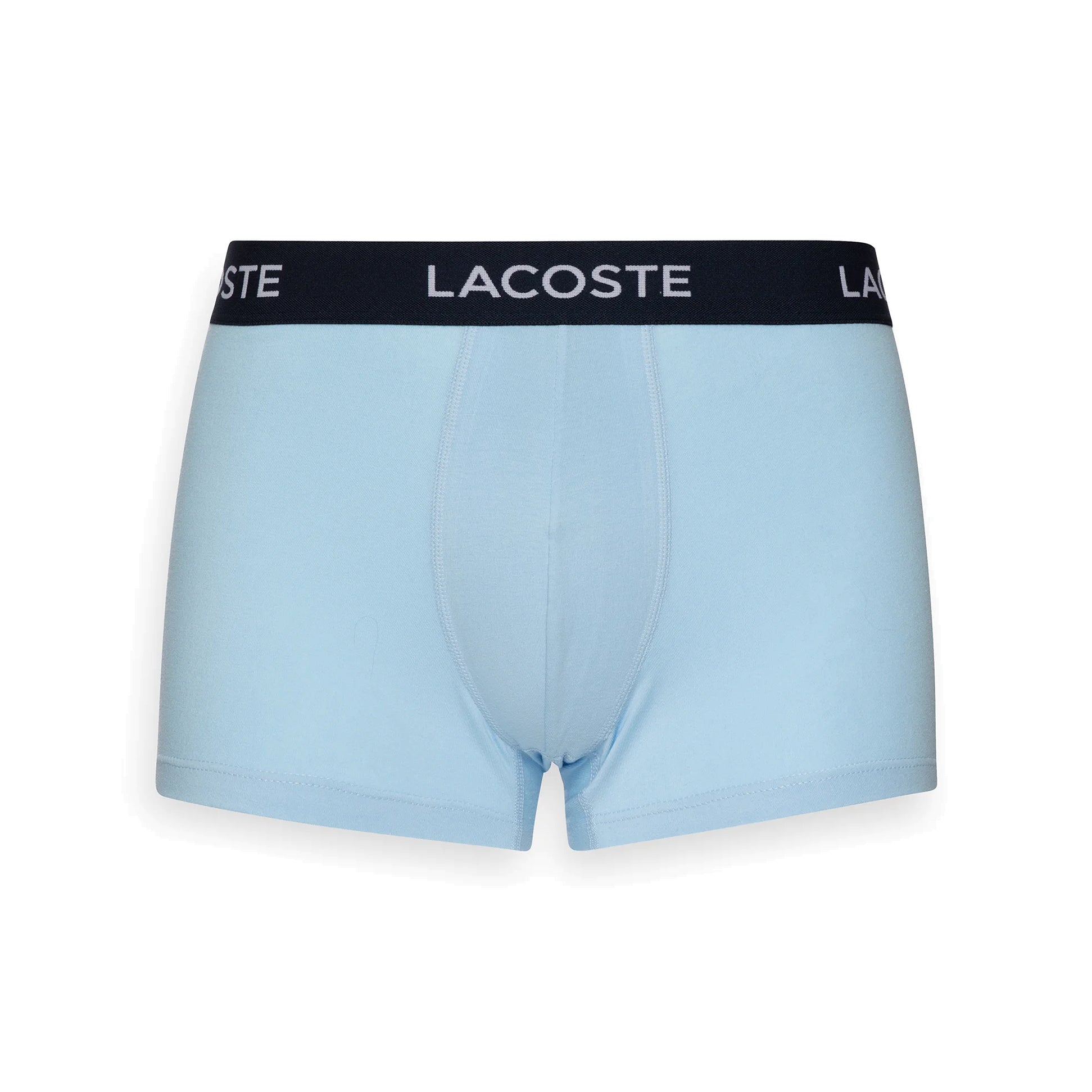 Lacoste 3 Pack Trunks Mens Trunks Navy Blue/Methylene/Creek
