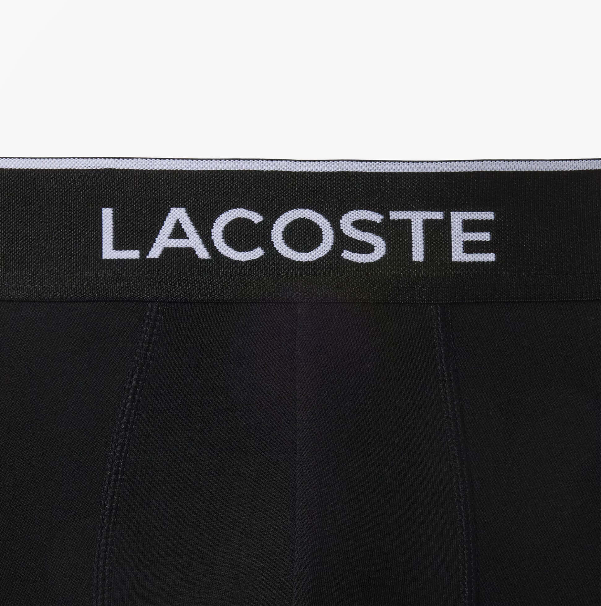 Lacoste 3 Pack Boxer Briefs Mens Boxer Briefs Black