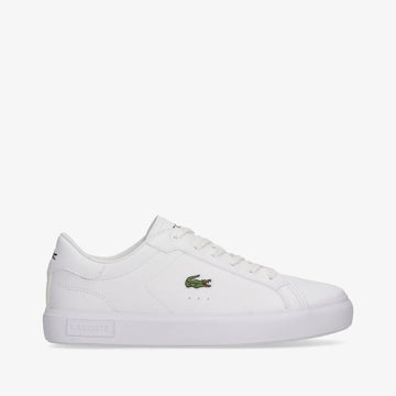 Lacoste POWERCOURT 0721 1 Unisex Kids Trainers White