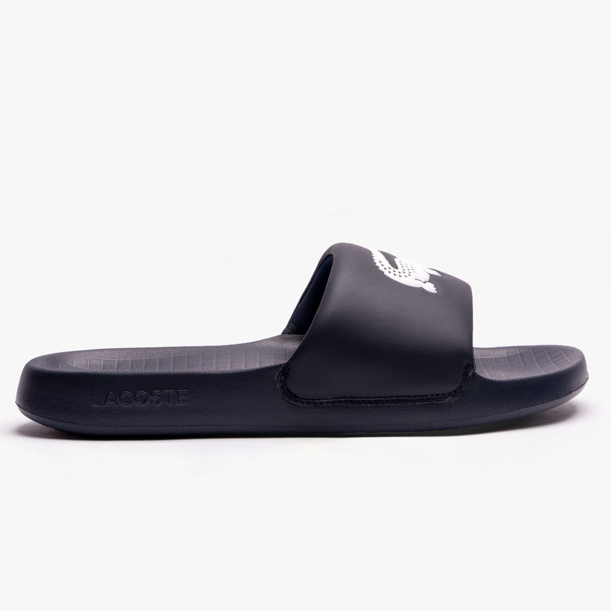 Lacoste SERVE Mens Sliders Navy/White