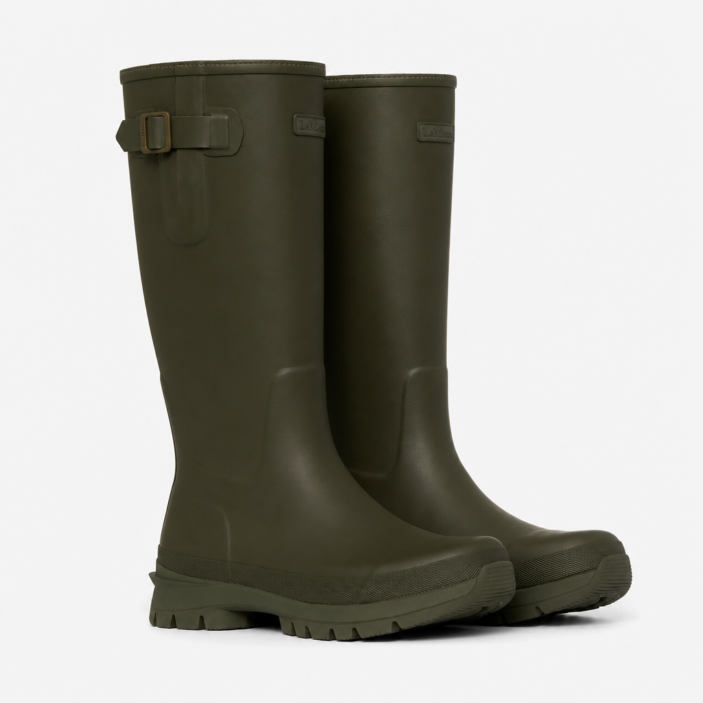 LeMieux BRAMSHAW Mens Wellingtons Olive